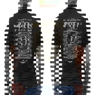 It's A Whited Thing You Wouldn't Understand Name Vintage Men's T-shirt Back Print - Seseable