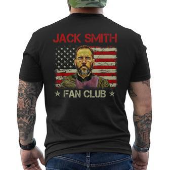Jack Smith Fan Club Retro Usa Flag American Funny Political Mens Back Print T-shirt - Seseable