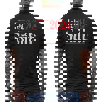 Jack Smith For President Jack Smith 2024 Karma Retro Us Flag Mens Back Print T-shirt - Thegiftio UK
