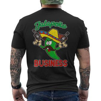 Jalapeno Business Cinco De Mayo Drinko Men's T-shirt Back Print | Mazezy DE