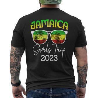 Jamaica Girls Trip 2023 Summer Vacation Funny Girls Trip Funny Designs Funny Gifts Mens Back Print T-shirt | Mazezy