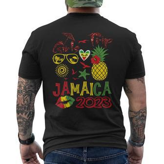 Jamaica Vacation Girls Trip 2023 Jamaican Souvenirs Mens Back Print T-shirt - Monsterry DE