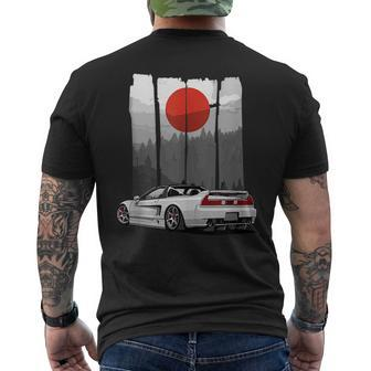 Jdm Nsx Car Tuning Japan Rising Sun Drift Import Sun Funny Gifts Mens Back Print T-shirt | Mazezy