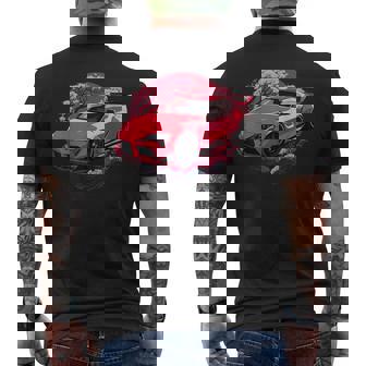 Jdm Supra Mk5 Gr Cherry Blossom 2Jz Stance Graphic Men's T-shirt Back Print - Monsterry