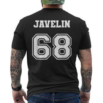Jersey Style Javelin 68 1968 Old School Muscle Car Mens Back Print T-shirt | Mazezy