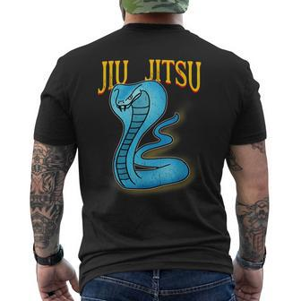 Jiu Jitsu Bjj Fierce Snake Men's T-shirt Back Print | Mazezy