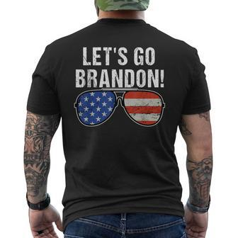 Joe Biden Funny Political Lets Go Brandon Political Funny Gifts Mens Back Print T-shirt | Mazezy