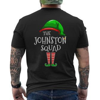 Johnston Name Gift The Johnston Squad V2 Mens Back Print T-shirt - Seseable