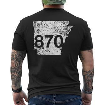Jonesboro Ei Dorado Texarkana Area Code 870 Arkansas Men's T-shirt Back Print | Mazezy CA