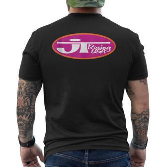 Jt Racing Purple Orange Old School Bmx Bmx Funny Gifts Mens Back Print T-shirt | Mazezy