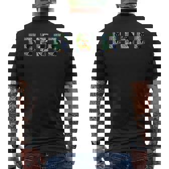 Julio Cuatro Men's T-shirt Back Print | Mazezy