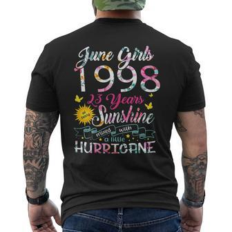 June Girls 1998 Birthday 23 Years Old Awesome Since 1998 Men's Back Print T-shirt | Mazezy