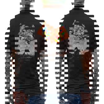 Junenth 1865 Black African Girl Woman Kids Black History Mens Back Print T-shirt | Mazezy