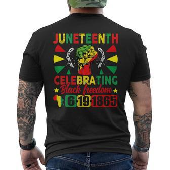 Junenth Celebrating Freedom 06-19-1865 Junenth Mens Back Print T-shirt - Seseable