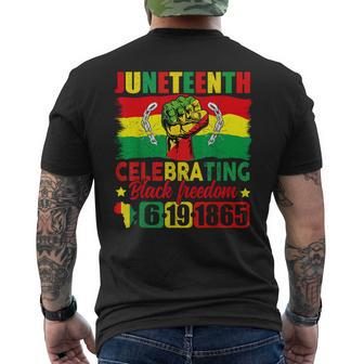 Junenth Celebrating Freedom 06-19-1865 Junenth Mens Back Print T-shirt | Mazezy