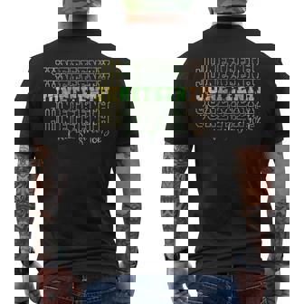 Junenth Free Ish Since 1865 Celebrate Black Freedom Hbcu Mens Back Print T-shirt - Thegiftio UK
