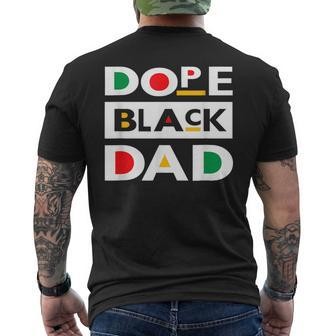 Junenth June 19 1865 Dope Black Dad Father Day 19Th June Mens Back Print T-shirt | Mazezy