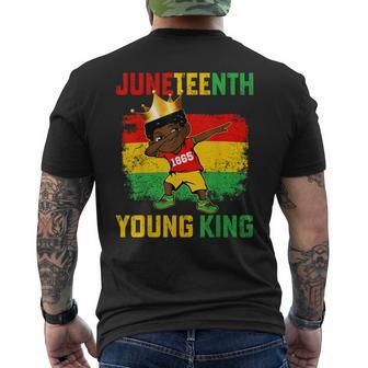 Junenth King Celebrating 1865 Black Boys Kids Toddler Mens Back Print T-shirt | Mazezy