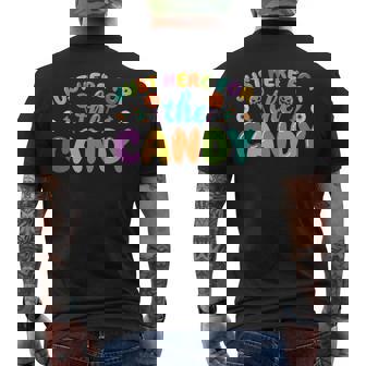 Just Here For The Candy Funny Halloween Kids Halloween Funny Gifts Mens Back Print T-shirt | Mazezy