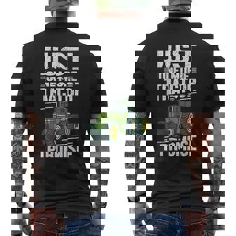 Just One More Tractor I Promise Funny Gift For A Farmer Mens Back Print T-shirt - Thegiftio