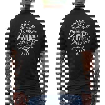 Keep Calm Pop Will Fix It Dad Grandpa Quote Men's T-shirt Back Print | Mazezy