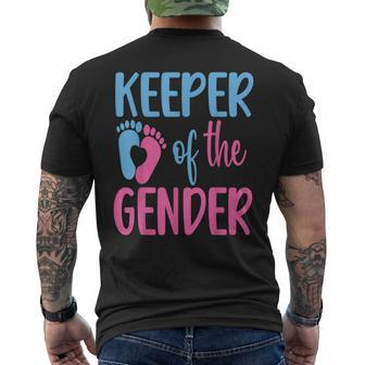 Keeper Of The Gender Mens Back Print T-shirt - Seseable