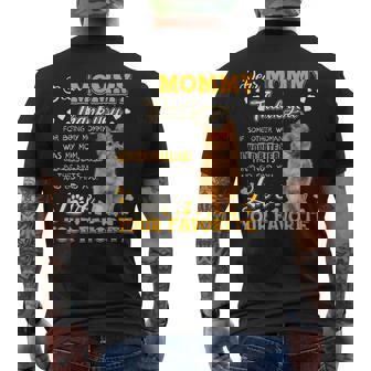 Keeshond Dear Mommy Thank You For Being My Mommy Mens Back Print T-shirt - Monsterry