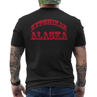 Ketchikan Alaska Usa Souvenir Men's T-shirt Back Print | Mazezy