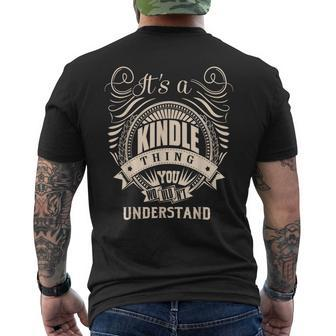 It Is A Kindle Thing Men's T-shirt Back Print | Mazezy
