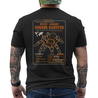 Know Your Multi Legged Horror Hamster Aka Spider Hamster Men's T-shirt Back Print | Mazezy