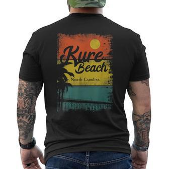 Kure Beach North Carolina Men's T-shirt Back Print | Mazezy
