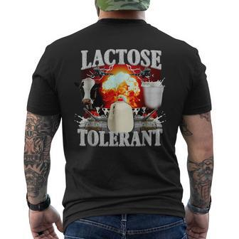 Lactose Intolerant Funny Sarcasm Oddly Specific Meme Mens Back Print T-shirt - Seseable