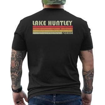 Lake Huntley Florida Funny Fishing Camping Summer Gift Florida Gifts & Merchandise Funny Gifts Mens Back Print T-shirt | Mazezy
