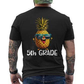 Last Day Of 5Th Grade Peace Out 5Th Grade Funny Graduation Mens Back Print T-shirt | Mazezy