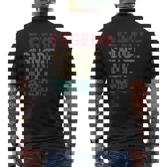 Legend Since July 1998 22Nd Birthday Gifts 22 Years Old Mens Back Print T-shirt | Mazezy