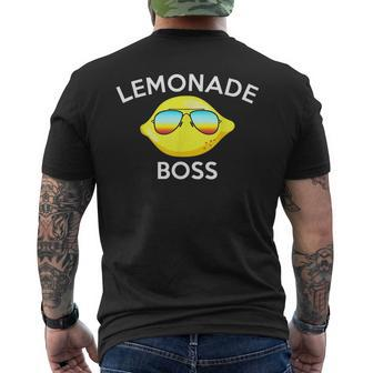 Lemonade Boss Lemon Citrus Fruit Lover Funny Mm Mens Back Print T-shirt | Mazezy