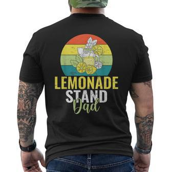 Lemonade Stand Dad Lemonade Dad Mens Back Print T-shirt | Mazezy