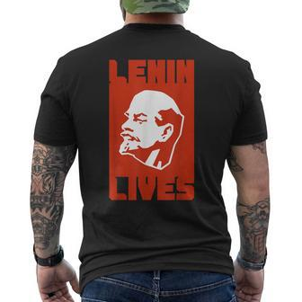 Lenin Marxism Communism Socialism Ussr Men's T-shirt Back Print | Mazezy