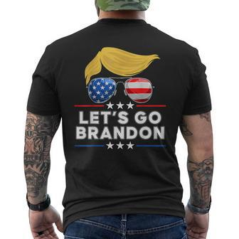 Lets Go Brandon Funny Chant Mens Back Print T-shirt | Mazezy AU