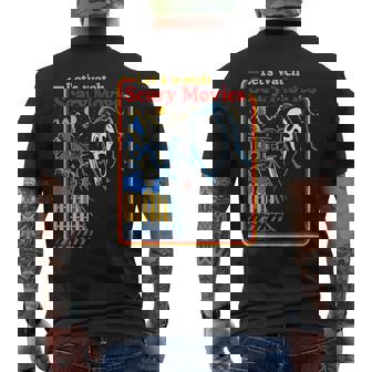 Lets Watch Scary Movies Scream Horror Scary Funny Gifts Mens Back Print T-shirt | Mazezy