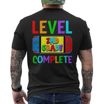 Level Complete 2Nd Grade Video Game Boys Last Day Of School Mens Back Print T-shirt | Mazezy