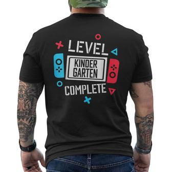Level Kindergarten Complete Video Game Last Day Of School Mens Back Print T-shirt | Mazezy