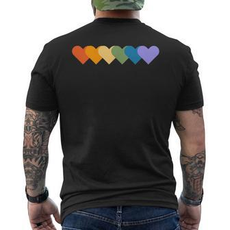 Lgbtq Pride Clothing Mens Back Print T-shirt | Mazezy