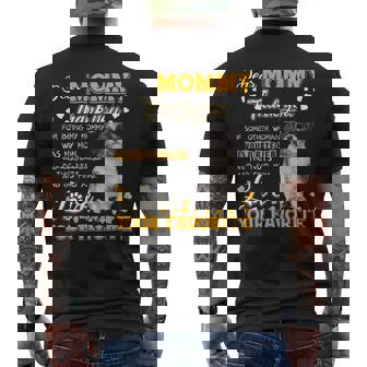 Lhasa Apso Dear Mommy Thank You For Being My Mommy Mens Back Print T-shirt - Monsterry