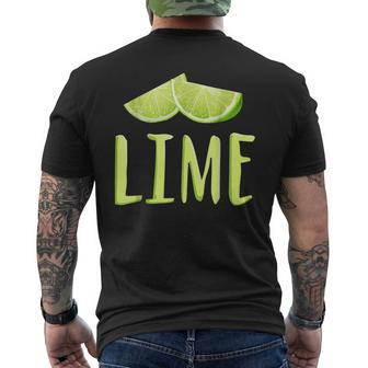 Lime Salt Tequila Halloween Costume Matching Group Men's T-shirt Back Print - Seseable