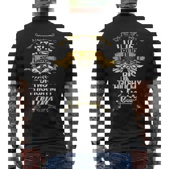 Little Blood Runs Through My Veins Men's T-shirt Back Print - Seseable