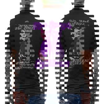 Live Laugh Lesbians Cat Couple Love Is Love Lgbt Parade Men's T-shirt Back Print - Thegiftio UK