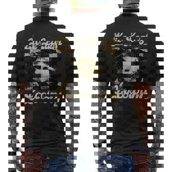 Live Laugh Lobotomy Opossum Funny Possum Mens Back Print T-shirt - Thegiftio UK