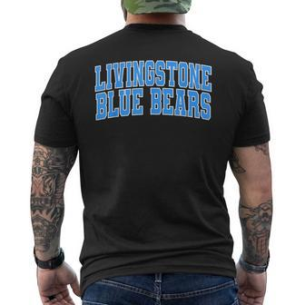 Livingstone College Blue Bears 03 Men's T-shirt Back Print - Thegiftio UK