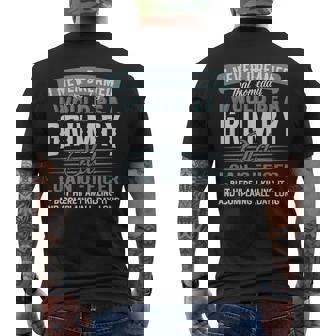 Loan Officer Grumpy And Old Men's Back Print T-shirt | Mazezy